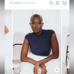 Klassy Network Mock-Cap Sleeve Blouse